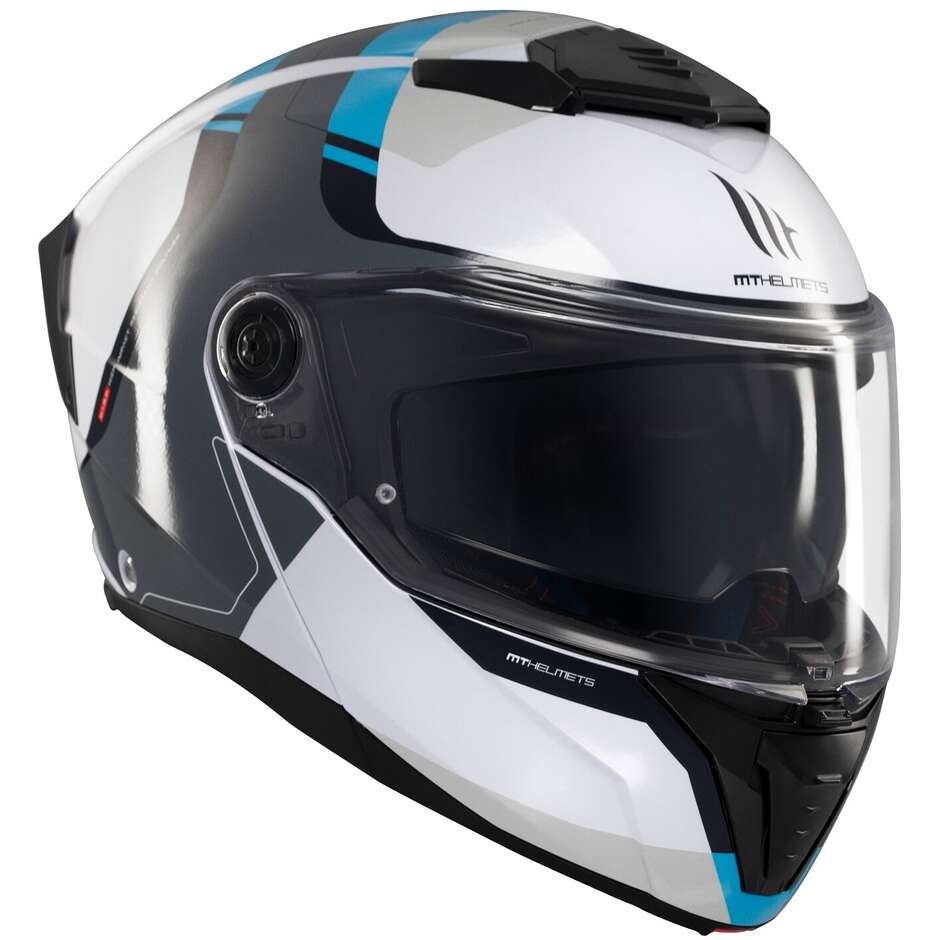 Modularer Motorradhelm P/J Mt Helmets ATOM 2 SV EMALLA C17 Matt