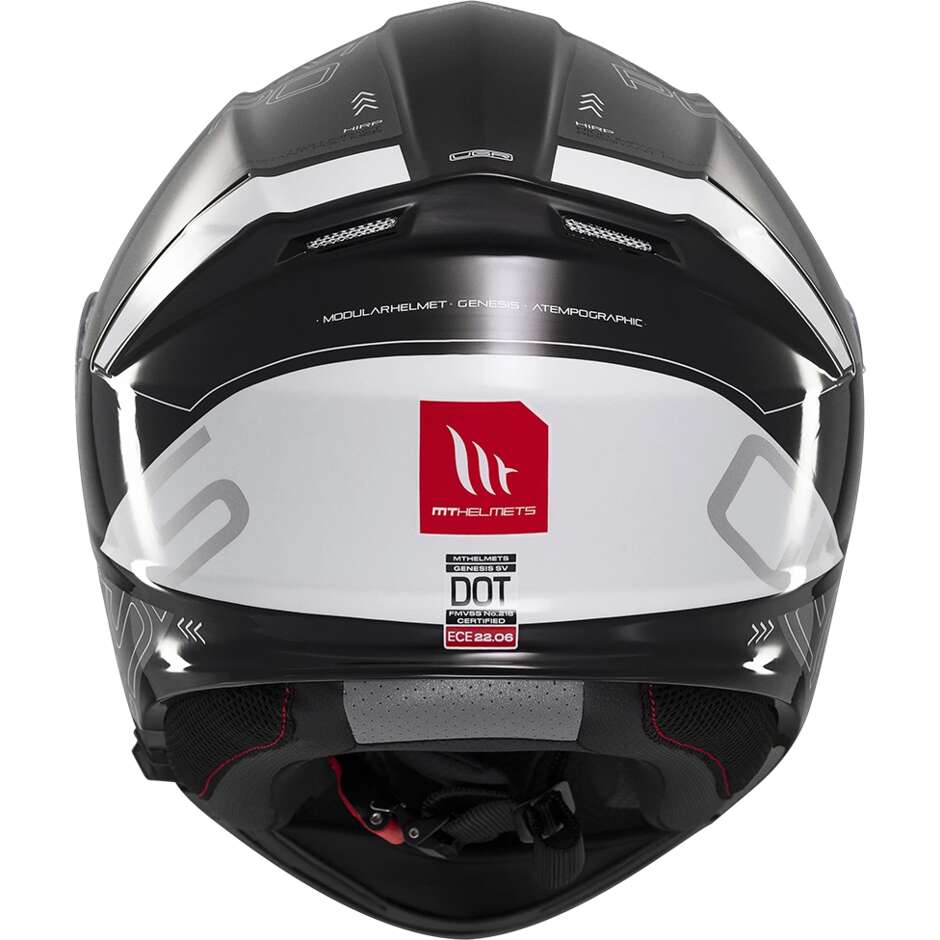 Modularer Motorradhelm P/J Mt Helmets GENESIS SV ATEMPO B2 Glossy