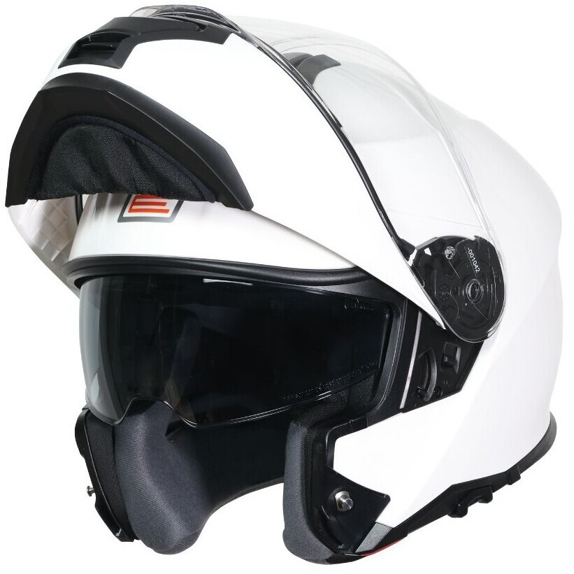 Modularer Motorradhelm P/J Origine LOGIC Solid White