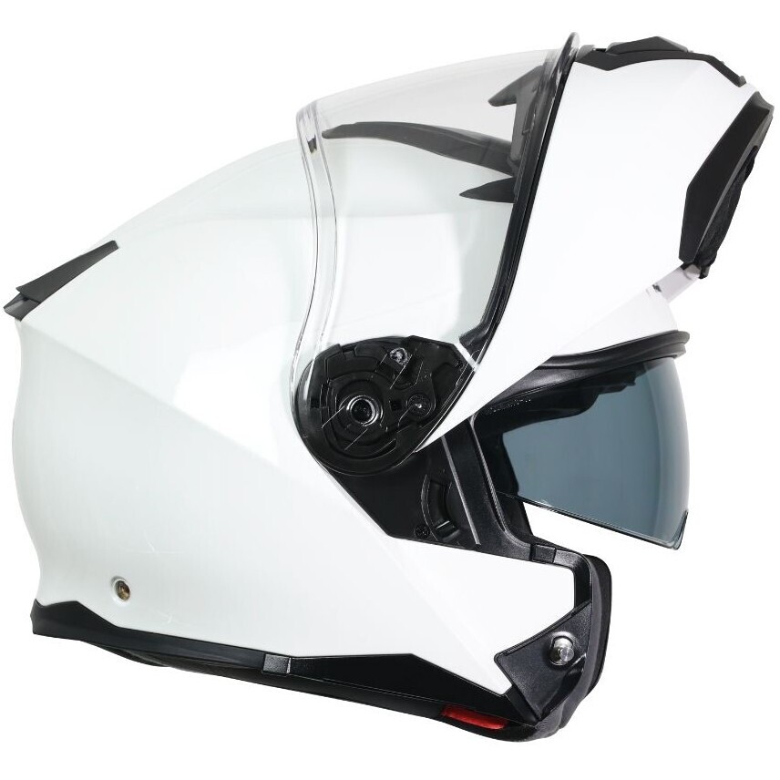 Modularer Motorradhelm P/J Origine LOGIC Solid White