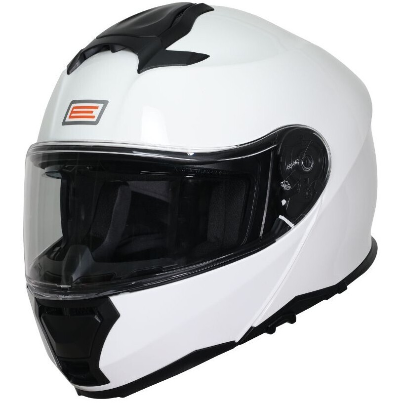 Modularer Motorradhelm P/J Origine LOGIC Solid White