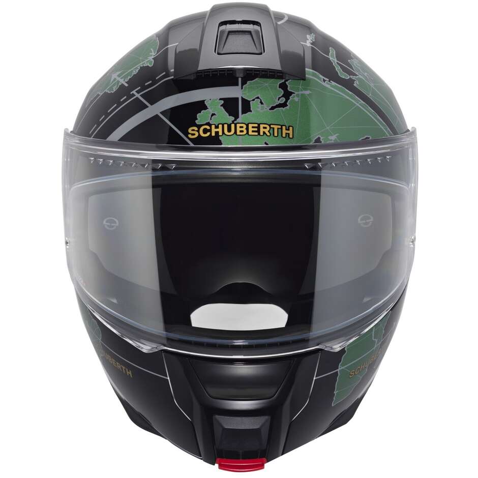 Modularer Motorradhelm P/J Schuberth C5 GLOBE Grün