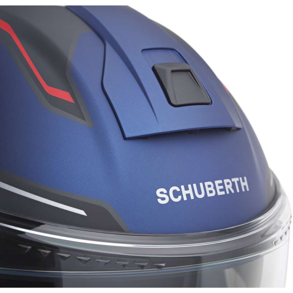 Modularer Motorradhelm P/J Schuberth C5 OMEGA Blau