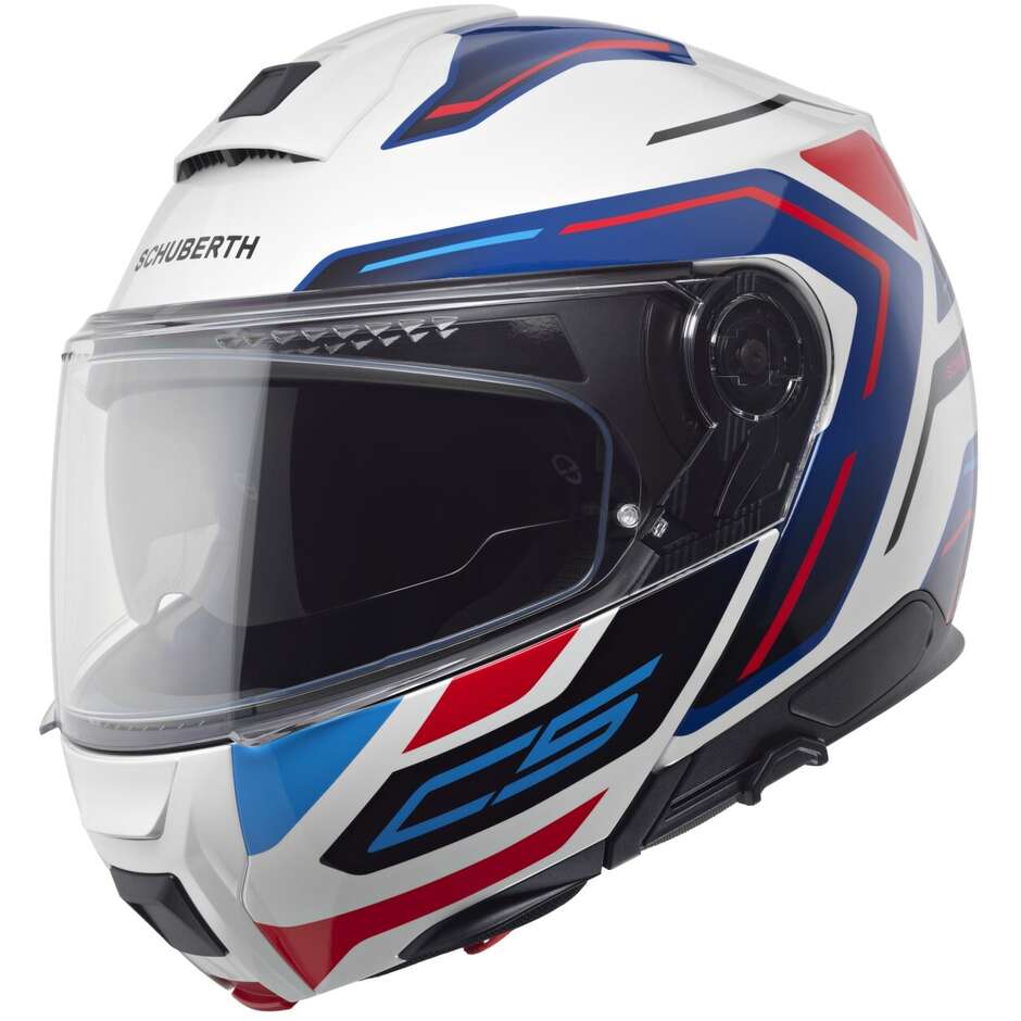 Casque moto modulable P/J Schuberth C5 OMEGA Blanc