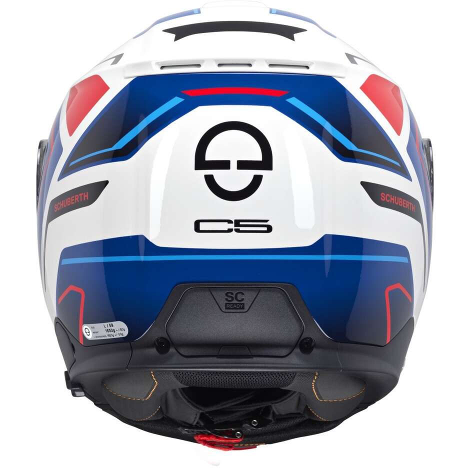 Casque moto modulable P/J Schuberth C5 OMEGA Blanc