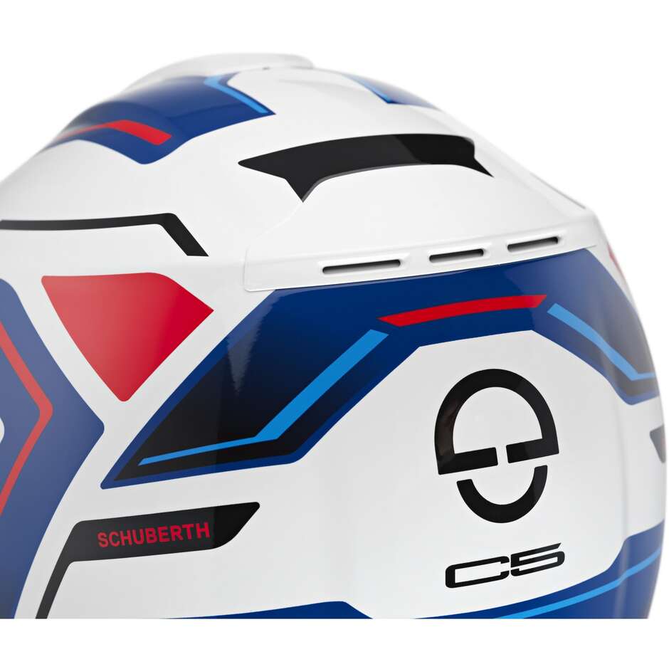 Casque moto modulable P/J Schuberth C5 OMEGA Blanc