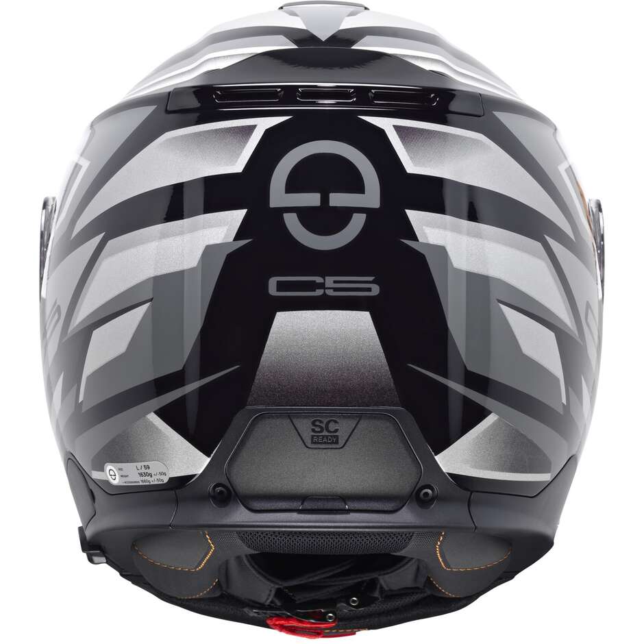 Modularer Motorradhelm P/J Schuberth C5 ZENITH Schwarz