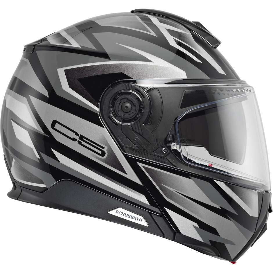 Modularer Motorradhelm P/J Schuberth C5 ZENITH Schwarz