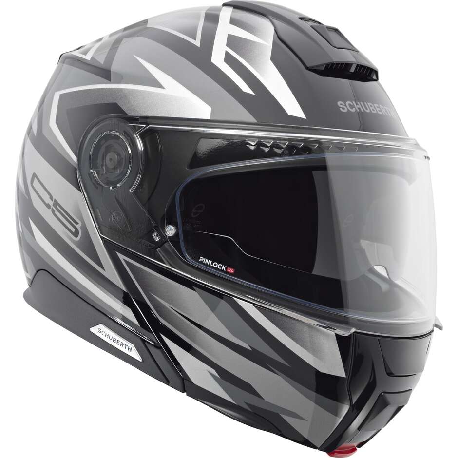 Modularer Motorradhelm P/J Schuberth C5 ZENITH Schwarz