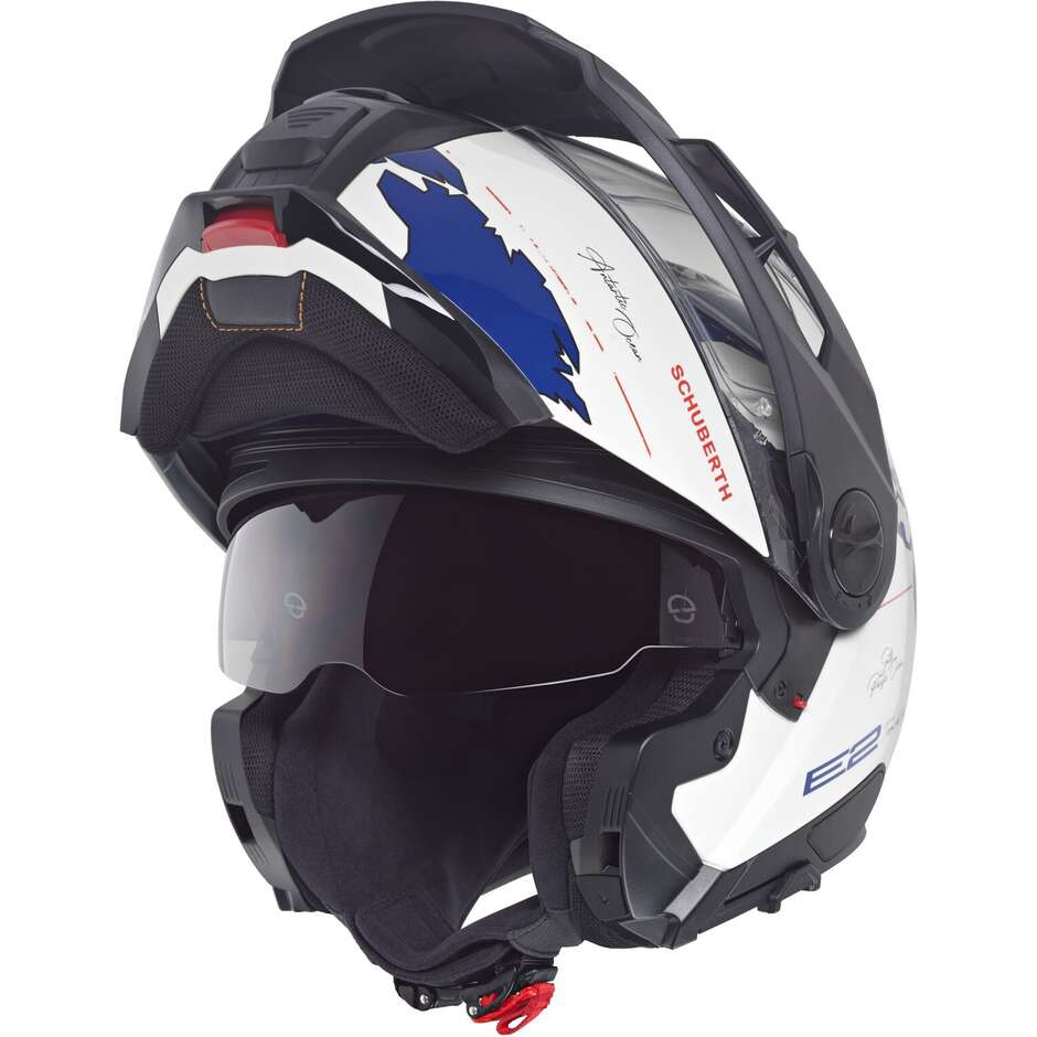 Modularer Motorradhelm P/J Schuberth E2 ATLAS Blau