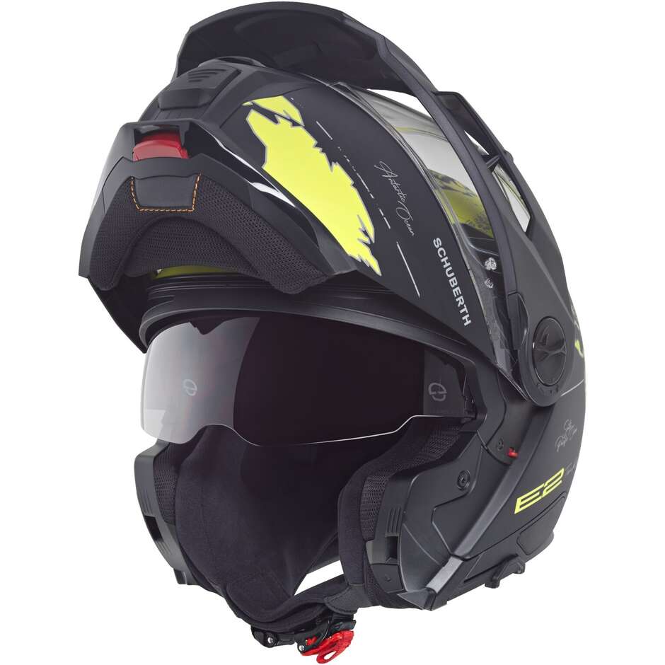 Modularer Motorradhelm P/J Schuberth E2 ATLAS Gelb
