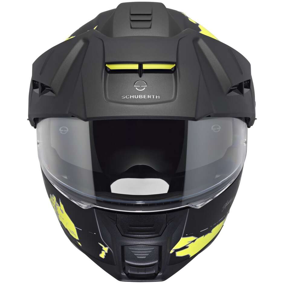 Modularer Motorradhelm P/J Schuberth E2 ATLAS Gelb