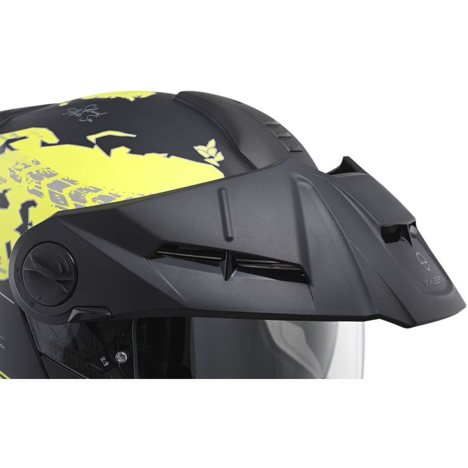 Modularer Motorradhelm P/J Schuberth E2 ATLAS Gelb