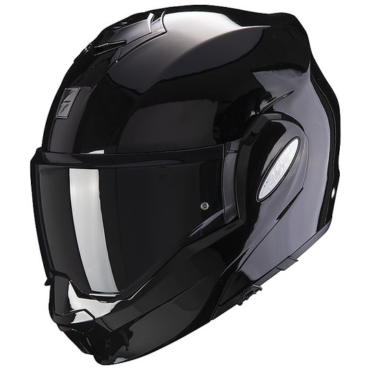 Modularer Motorradhelm Scorpion EXO TECH SOLID Glossy Black