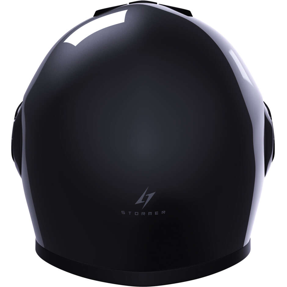 Modularer Motorradhelm Stormer SLIDE Solid Black Pearl