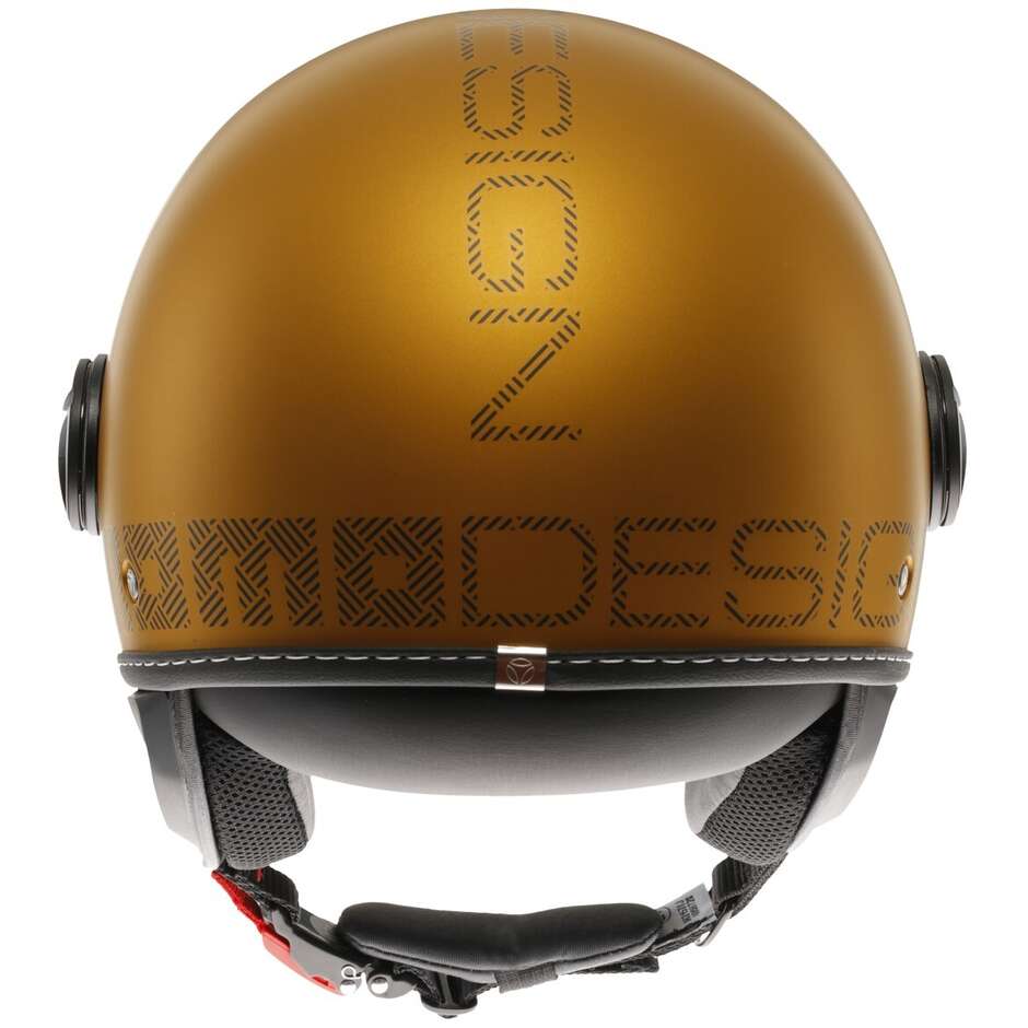 Momo Design FGTR EVO Hip Motorrad Jethelm Ockergrau