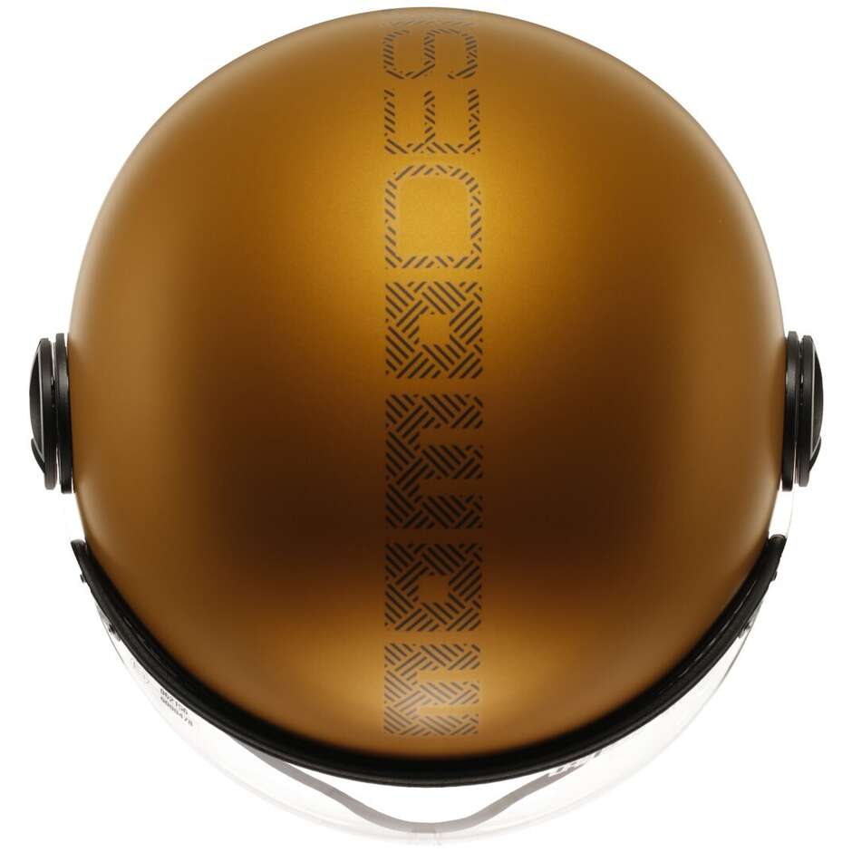 Momo Design FGTR EVO Hip Motorrad Jethelm Ockergrau