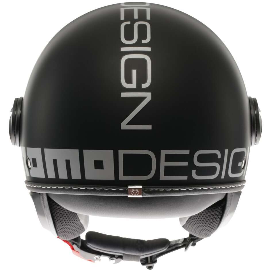 Momo Design FGTR EVO Mono Jet Motorradhelm Mattschwarz Silber