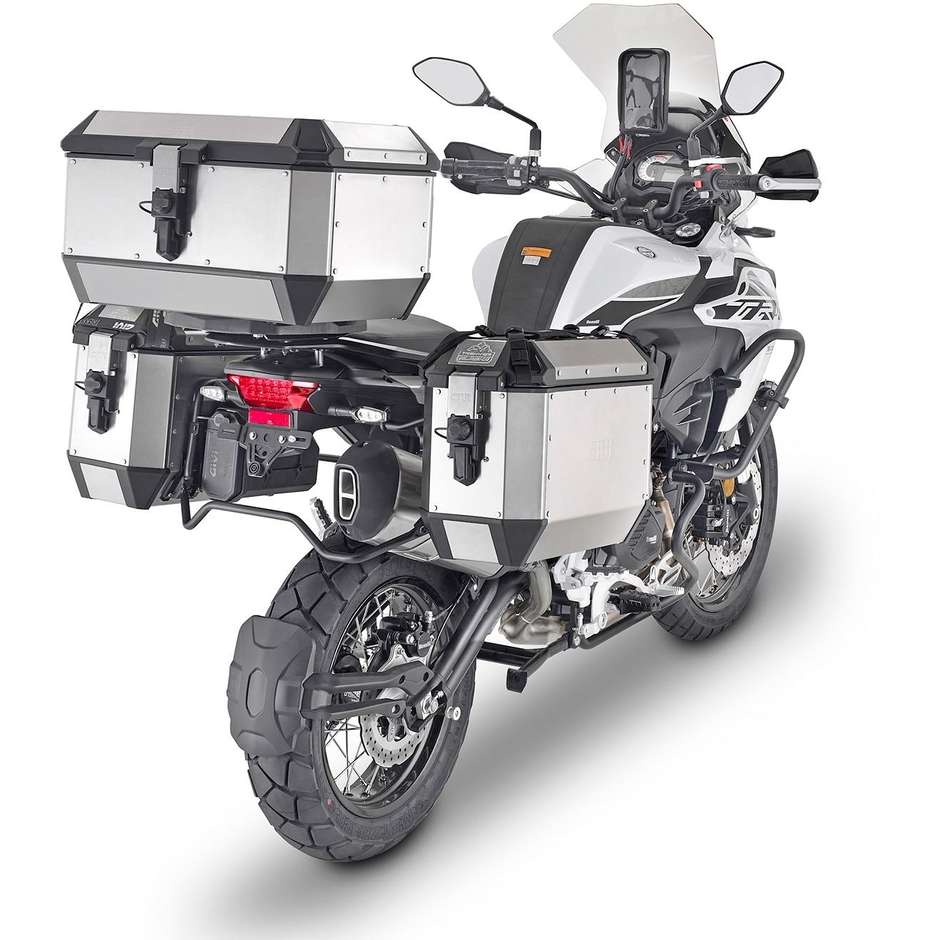 Monokey Motorradkoffer Givi TREKKER ALASKA ALA56A Aluminium 56 Liter