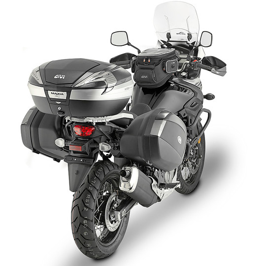 Monokey Topcase Moto Givi V56 MAXIA 4 Keyless 2.0 Schwarz 56 Liter