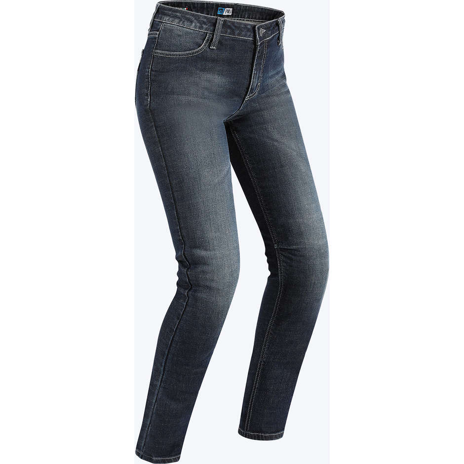 Moto approved women's trousers Pmj NEW RIDER LADY Indico