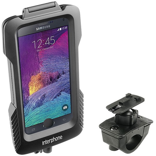 Moto Case Rigid Aarkstore from Tubular Handlebar For Samsung Galaxy Note 3 and Note 4