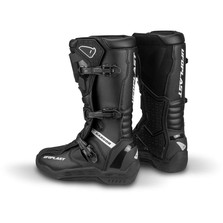 Moto Cross Boots Ufo Gargor Black White