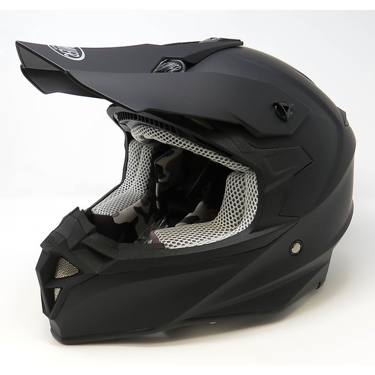 Moto Cross Cross Enduro Helmet EXIGE 2017 U9BM Black Opacimeter Micrometric