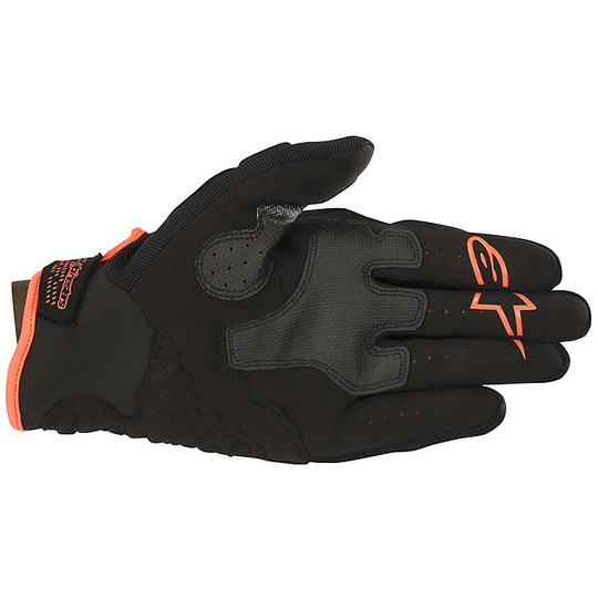 Moto Cross Enduro Alpinestars Gloves with Orange / Black Megawatt Protections