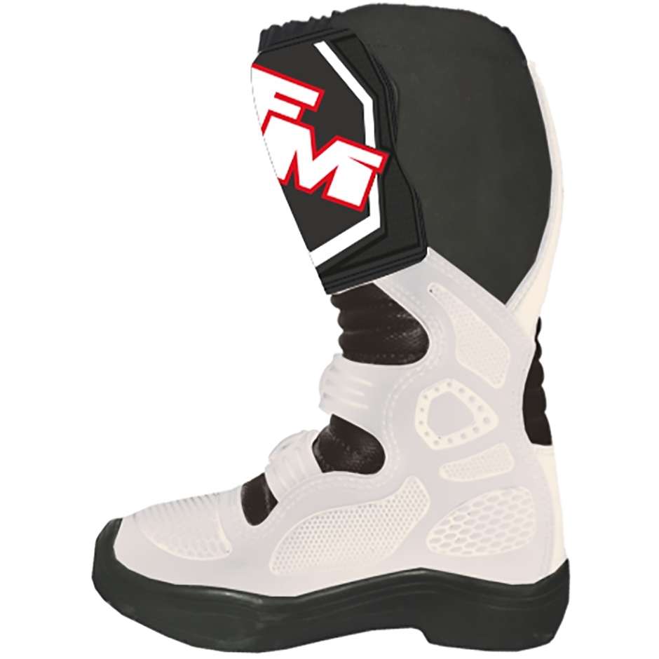 Moto Cross Enduro Fm Racing STORM KID White Red Child Boots