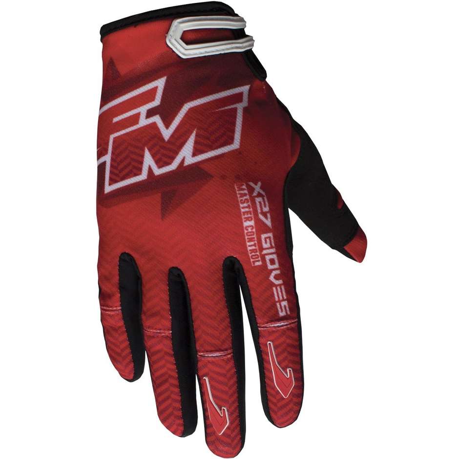 Moto Cross Enduro Fm Racing X27 Gloves Red Gloves