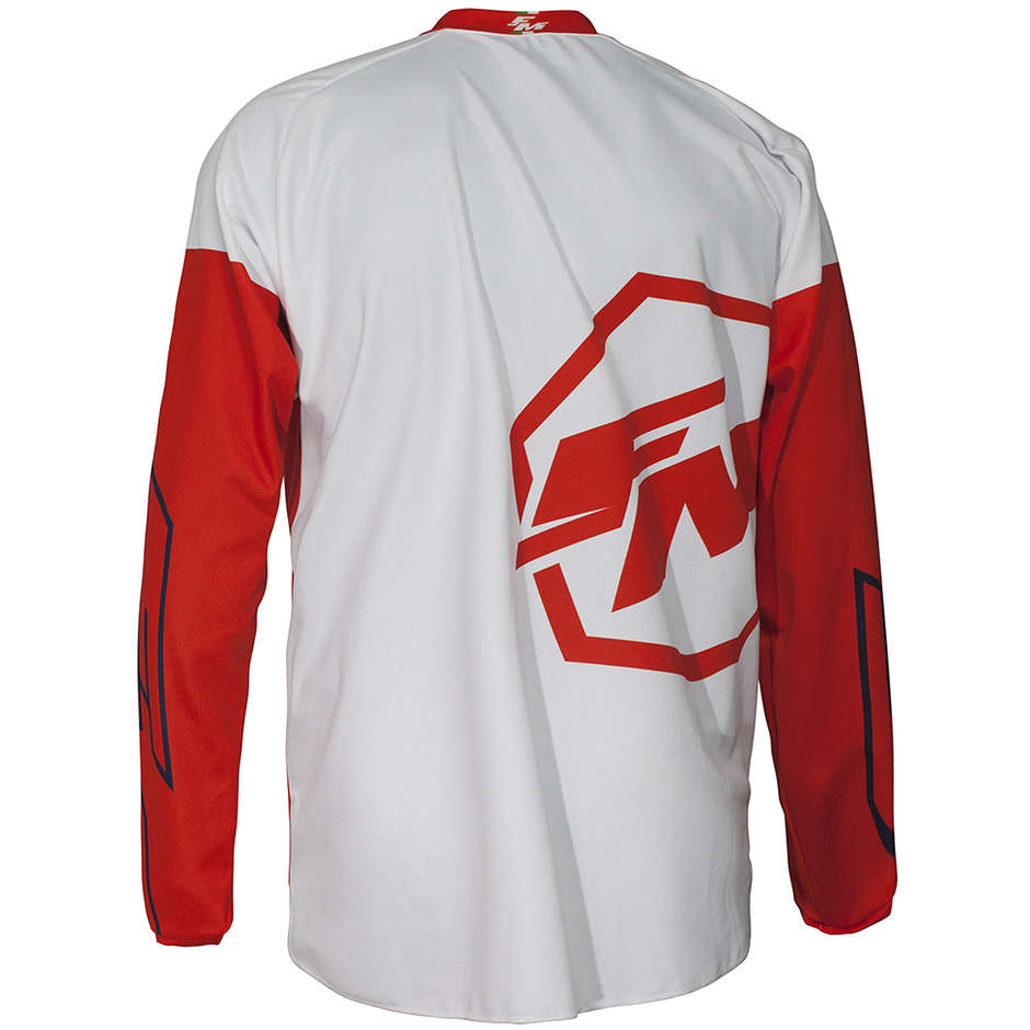 Moto Cross Enduro Fm Racing XPRO Red White Jersey