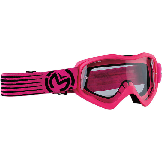 Moto Cross Enduro glasses Moose Racing Qualifier Slash Pink Black