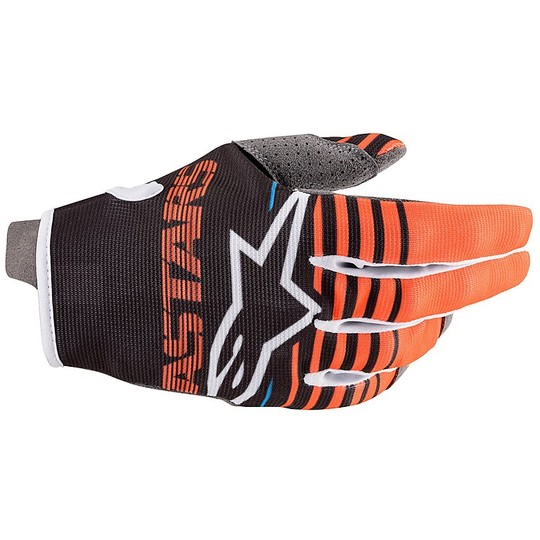 Moto Cross Enduro Glove Alpinestars Radar Anthracite Orange