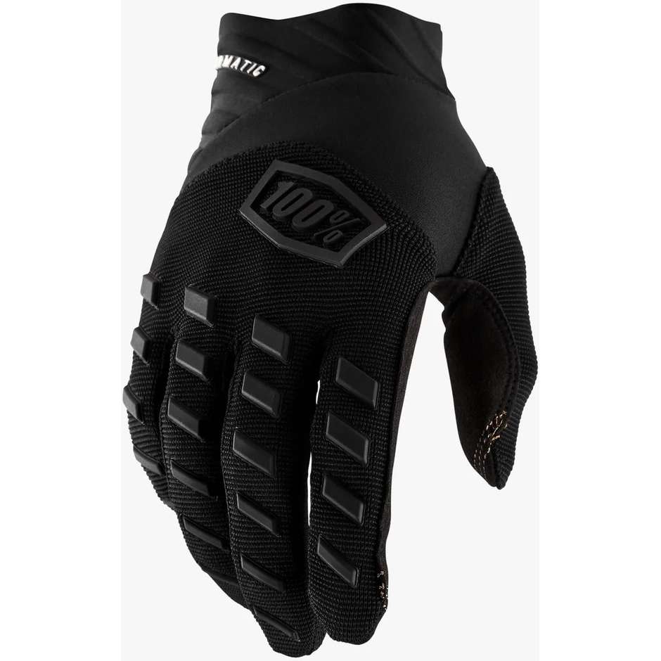 Moto Cross Enduro Gloves 100% AIRMATIC Carbon Black