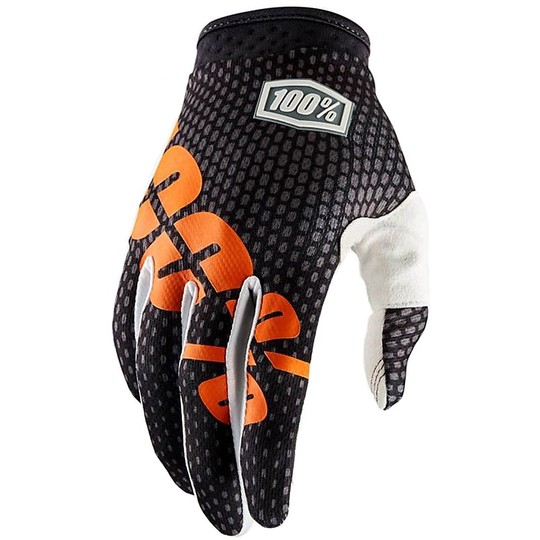 Moto Cross Enduro Gloves 100% iTrack Charcoal