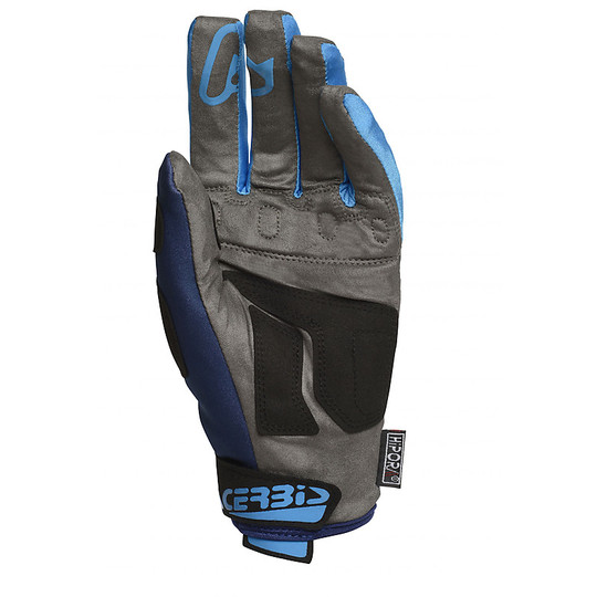 Moto Cross Enduro Gloves Acerbis MX WP Light Blue Blue