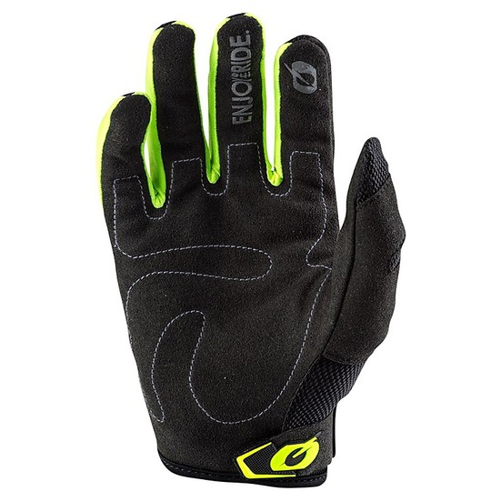 Moto Cross Enduro Gloves Oneal Element Handschuh Schwarz Gelb