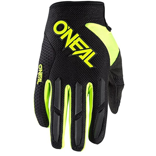 Moto Cross Enduro Gloves Oneal Element Handschuh Schwarz Gelb