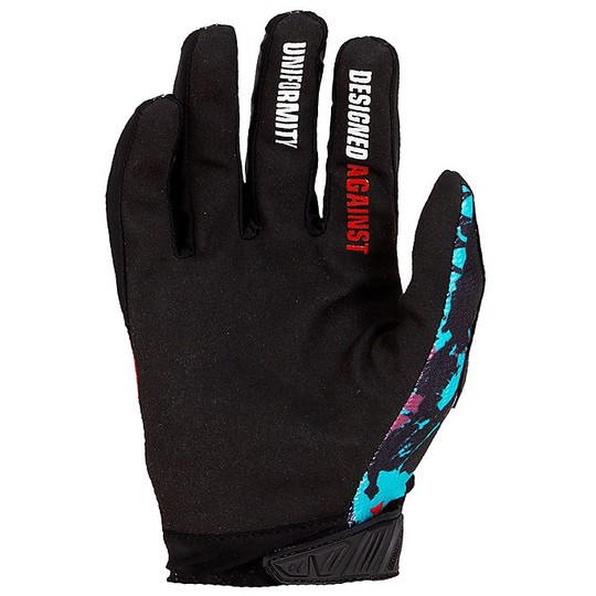Moto Cross Enduro Gloves Oneal Matrix Rancid Multicolor