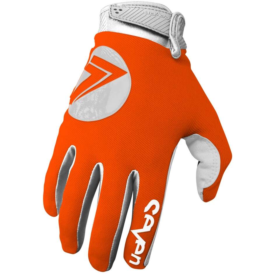Moto Cross Enduro Gloves Seven Mx ANNEX 7 DOT Orange Fluo
