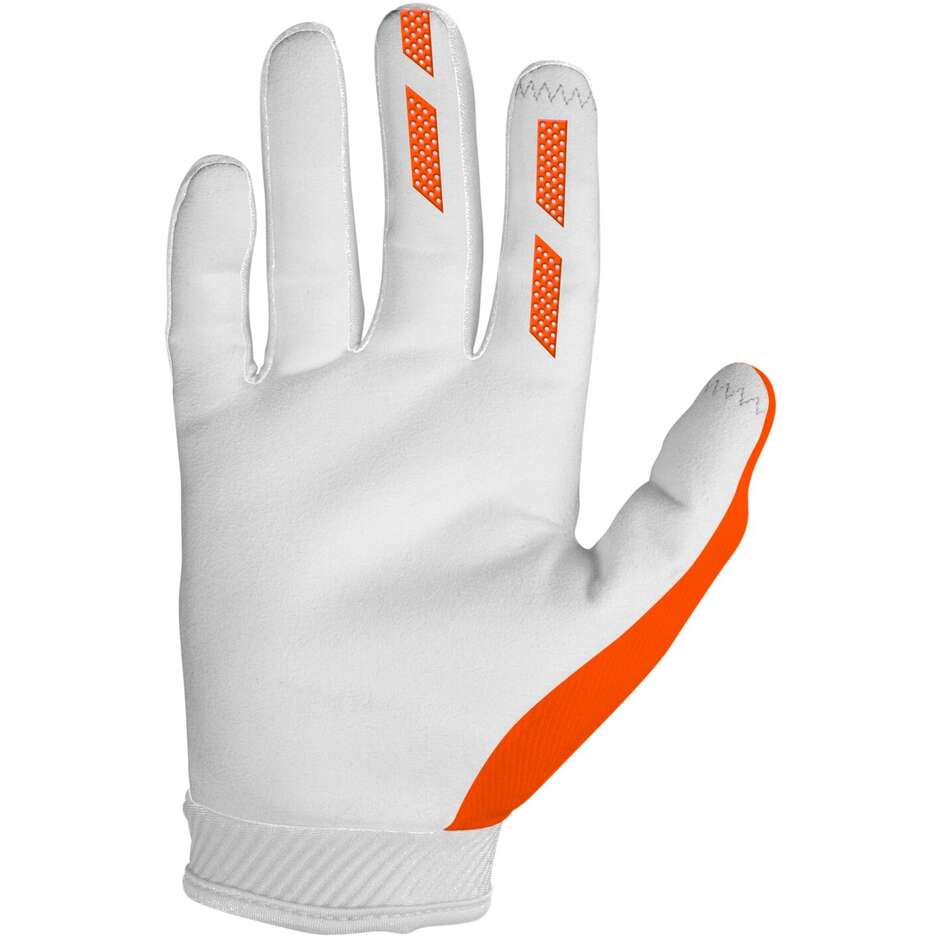 Moto Cross Enduro Gloves Seven Mx ANNEX 7 DOT Orange Fluo