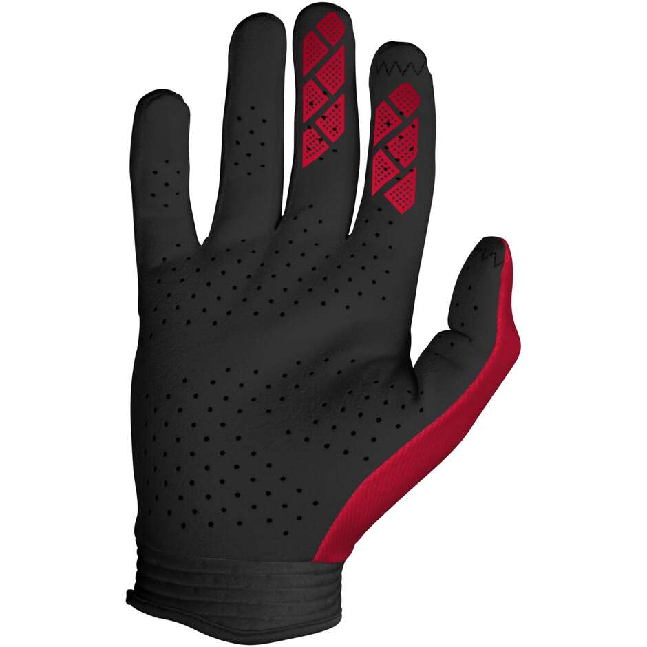 Moto Cross Enduro Gloves Seven Mx ZERO CONTOUR Red