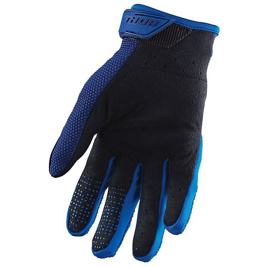Moto Cross Enduro Gloves Thor S20 Spectrum Blue