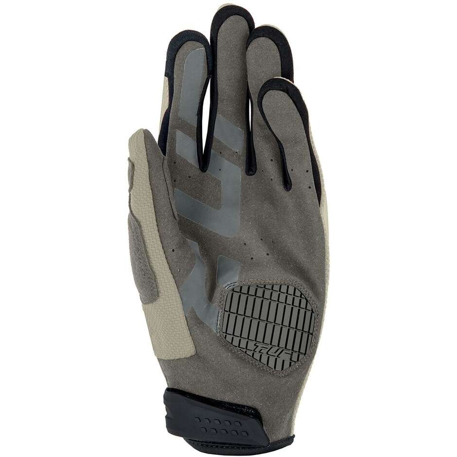 Moto Cross Enduro Gloves T'ur G-THREE Gray Sand