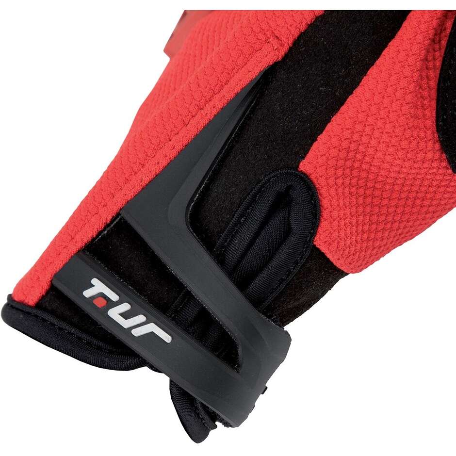 Moto Cross Enduro Gloves T'ur G-THREE Red