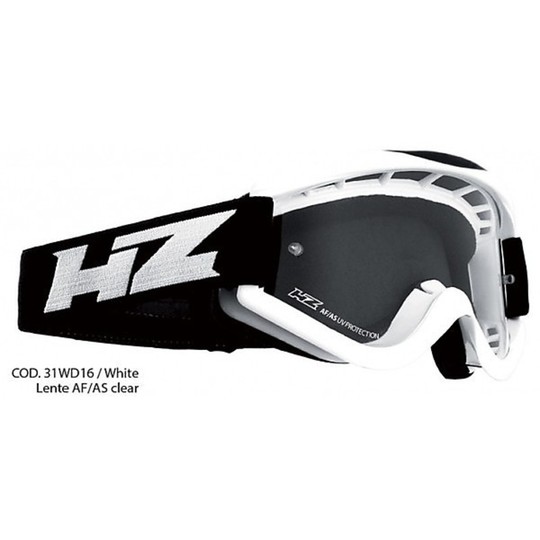 Moto Cross Enduro Goggles Hz GMZ1 Foward Weiß