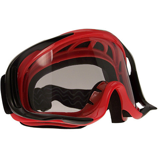 Moto Cross Enduro Goggles Mask Red One Racing Honda