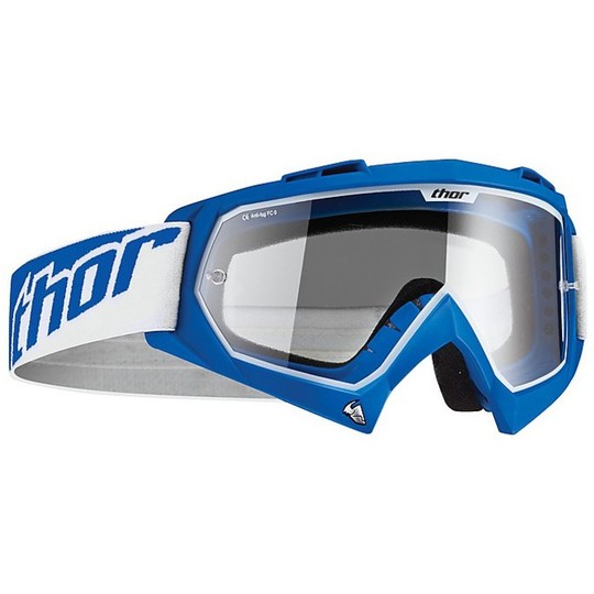 Moto Cross Enduro Goggles Mask Thor Enemy Solid Blue 2015