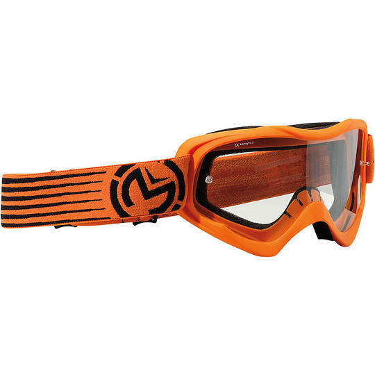 Moto Cross Enduro Goggles Moose Racing Qualifier Slash Orange